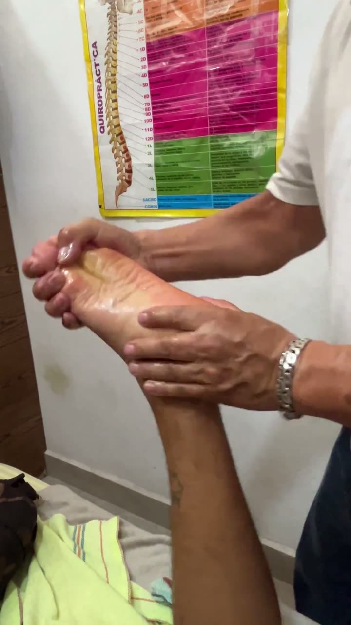 Delia Miguel Reyes, masajista terapéutica
